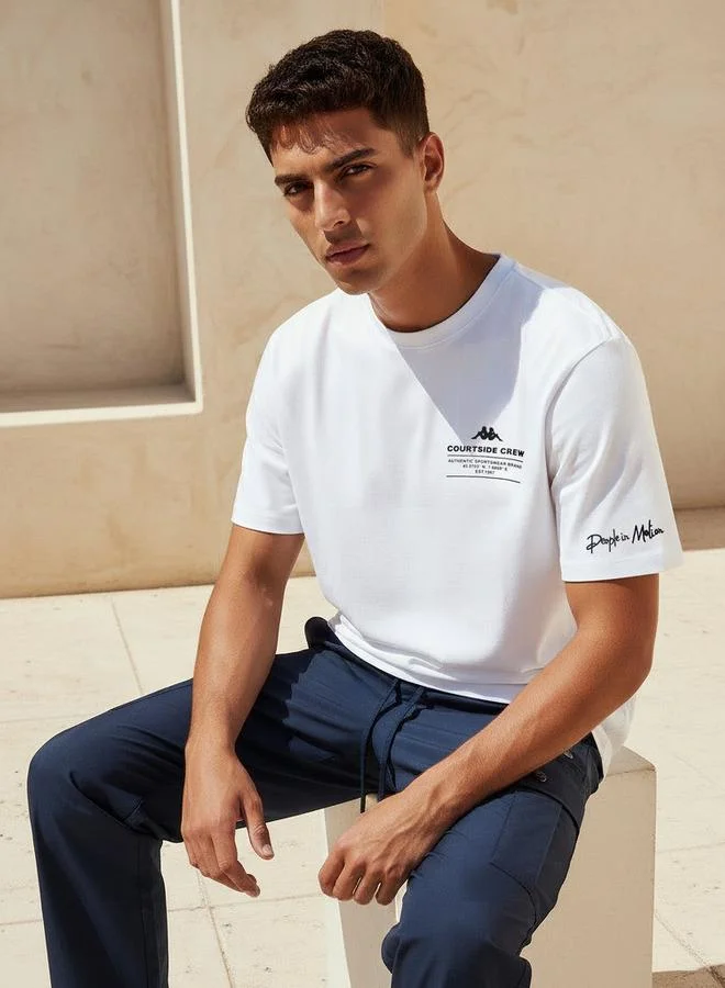 كابا Kappa Men Graphic Print T-shirt
